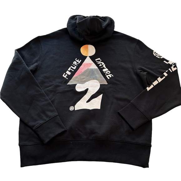 Element Mountain Stance Hoodie Flint Black NWT Men’s Size Medium - Picture 3 of 11